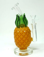 8" Pineapple Glass Water Bong Pipe - Simple Glass Pipe