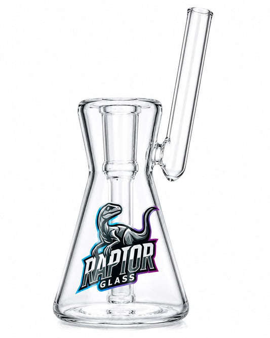 4-inch RaptorGlass mini beaker water pipe with 14mm joint