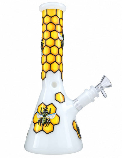 honeycomb beaker bong pipe