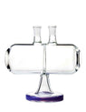 7.6" Infinity Waterfall Perc Glass Bong Invertible Gravity Pipe - Simple Glass Pipe