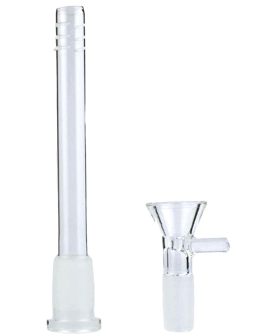 8" Gradient Glass Water Pipe Bong with Inc Pinch