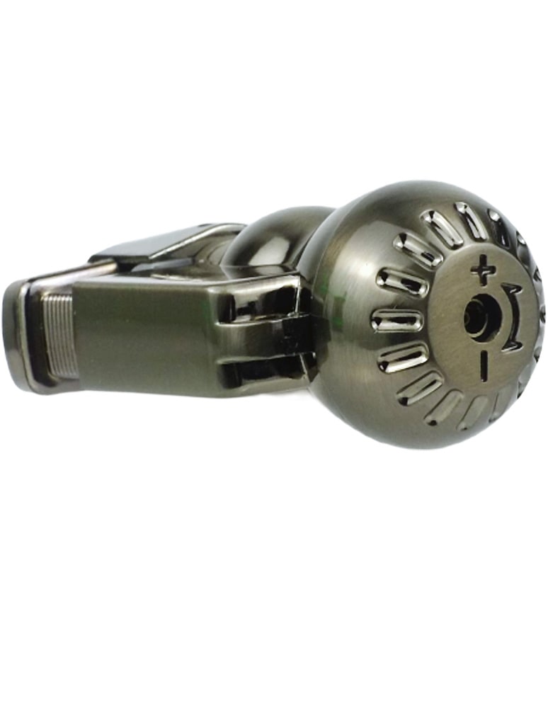 Mini torch lighter mixed gray and yellow colors