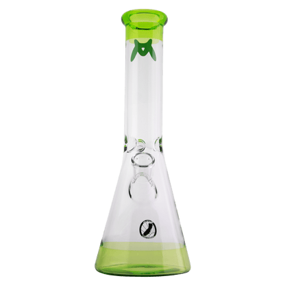 Maverick Glass ooze-color beaker bong detail