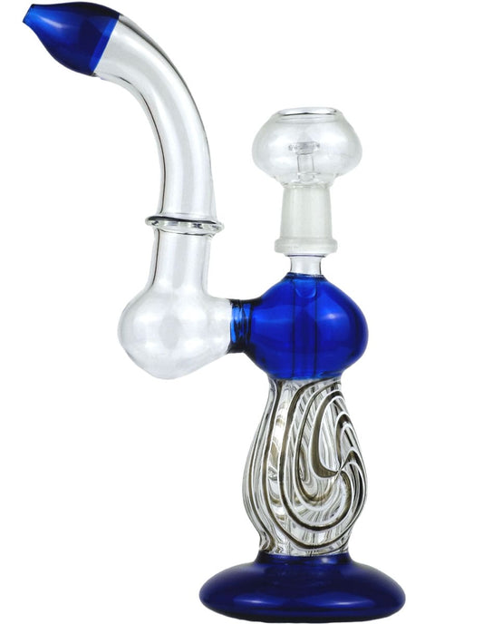 9" Glass Bubbler Water Pipe