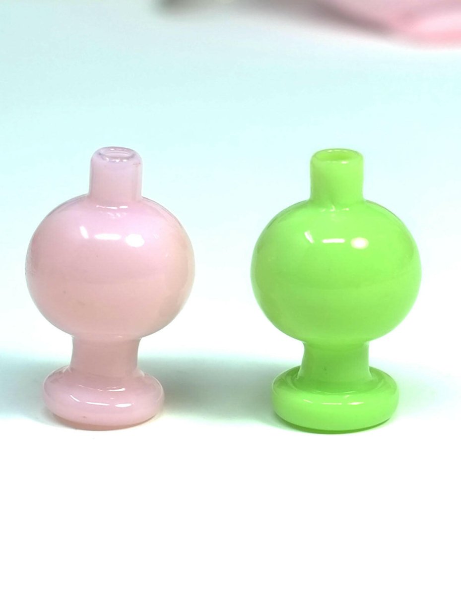 25mm bubble carb cap rounded glass body detail
