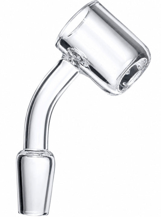 45-degree quartz bucket banger with male joint