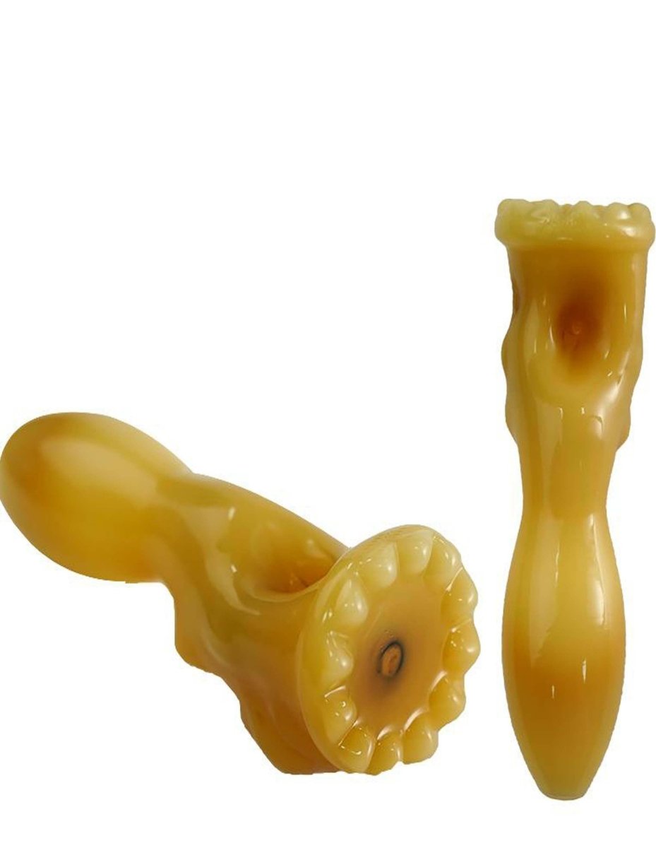 4" Bert Glass Hand Pipe - Simple Glass Pipe