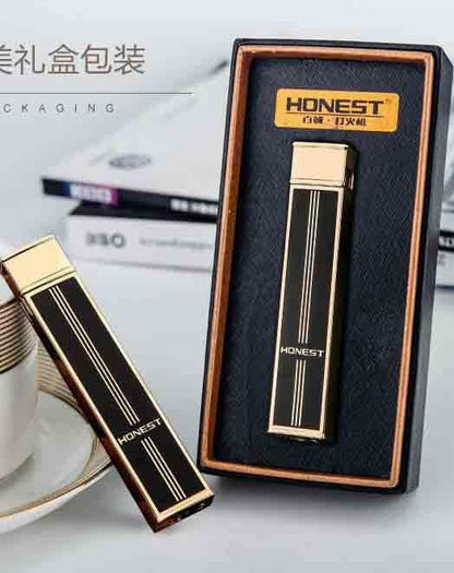 Honest 81mm refillable lighter side view
