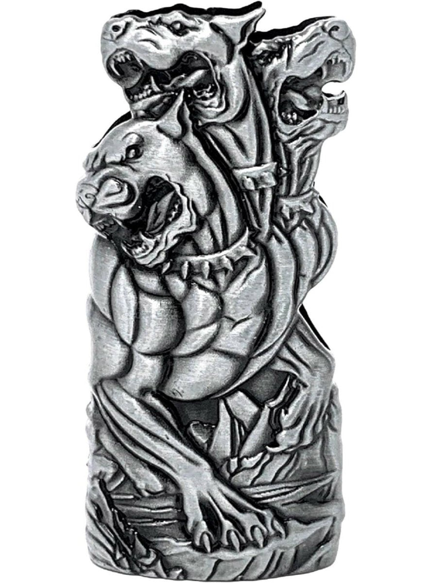 Cerberus jaguar metal lighter sleeve for BIC J6-size lighter
