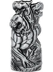 Metal Lighter Case Fits BIC in Cerberus Jaguar Design Standard Lighter Sleeve Cover Holder