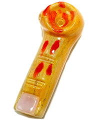 4" Halloween bloody Finger Spoon Pipe - Simple Glass Pipe