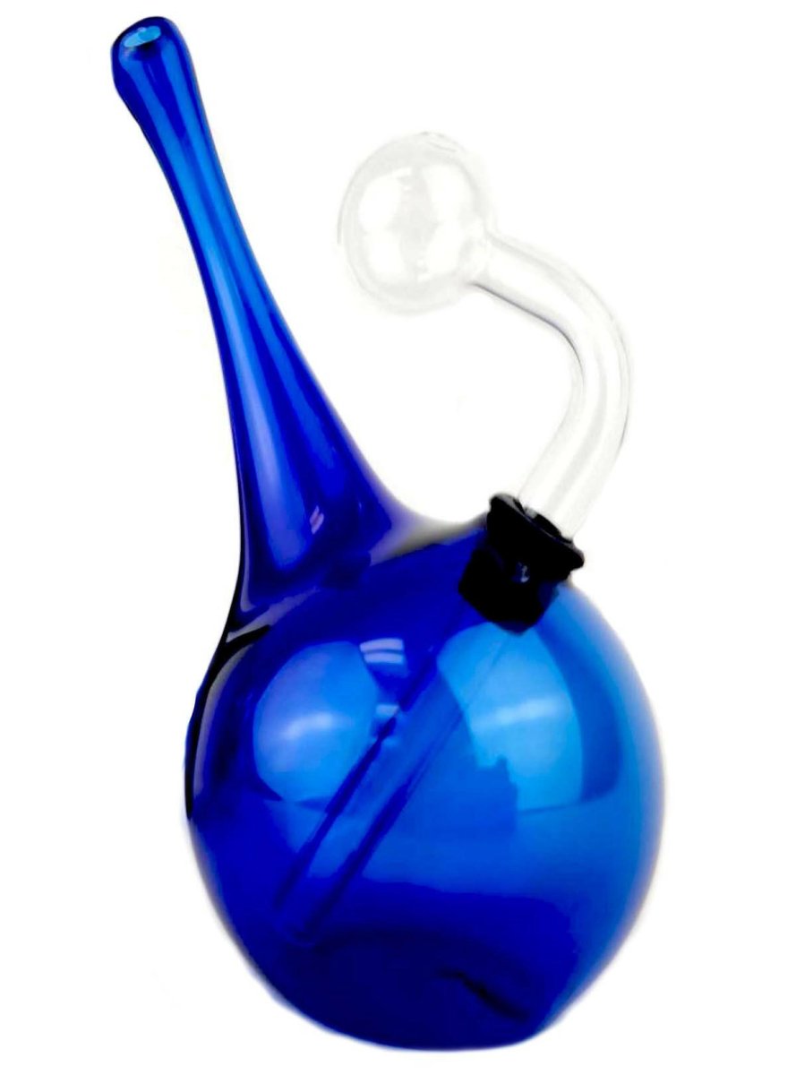 Gourd Oil Burner Water Pipe - Simple Glass Pipe