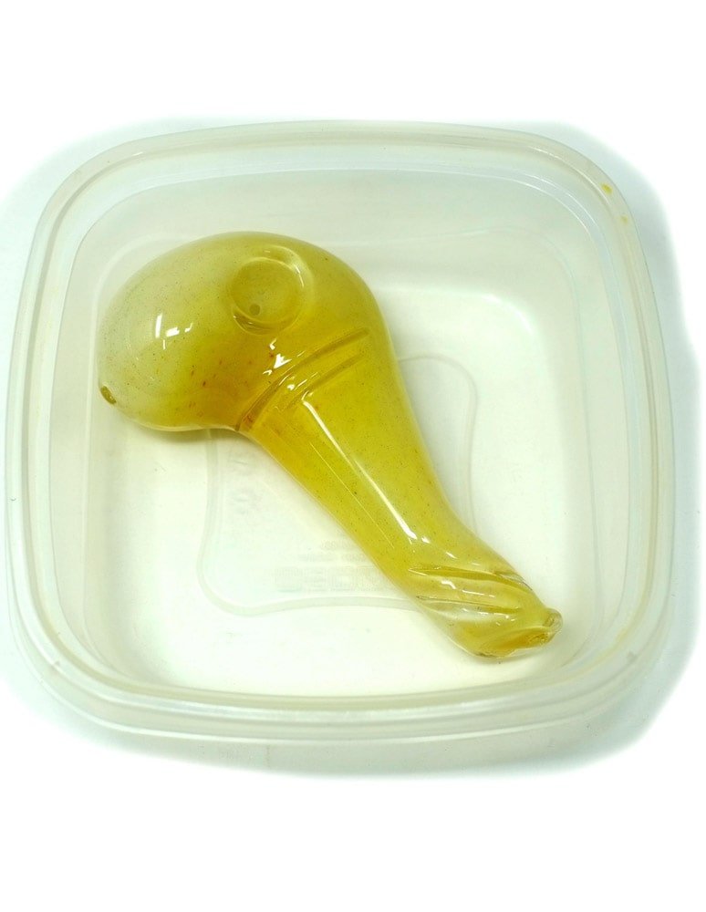 5.5" Chicken Thign Glass Hand Spoon Pipe - Simple Glass Pipe