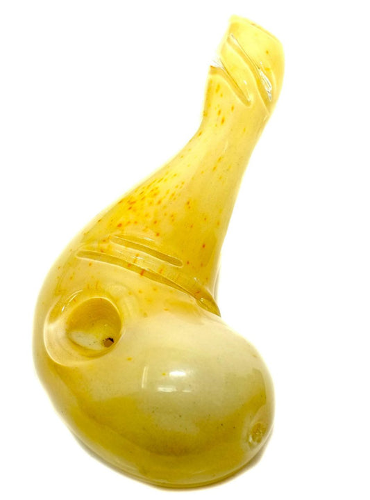 5.5" Chicken Thign Glass Hand Spoon Pipe - Simple Glass Pipe