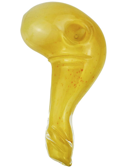 5.5-inch chicken thigh glass spoon pipe by RaptorGlass