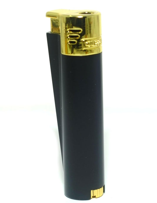 Clipper Classic Cigarette & Cigar Metal Torch Jet Lighter w - Flint Gift Box - Simple Glass Pipe