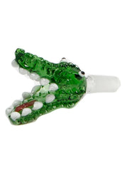 Crocodile Glass on Glass Bowl - Simple Glass Pipe