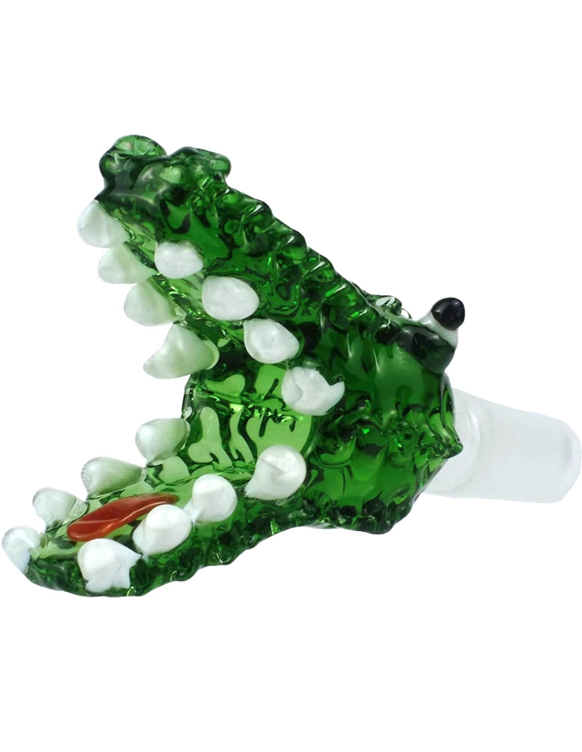 Crocodile glass bowl alternate view