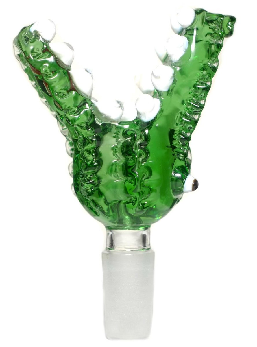 Crocodile Glass on Glass Bowl - Simple Glass Pipe