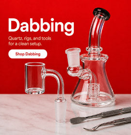 simple glass pipe dabbing collections