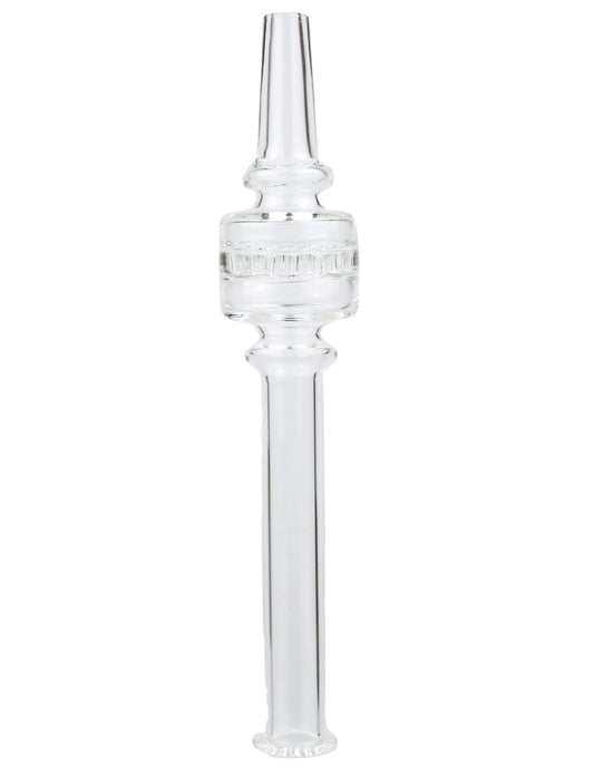 6"Glass Hash Collector  Straw with built in filter