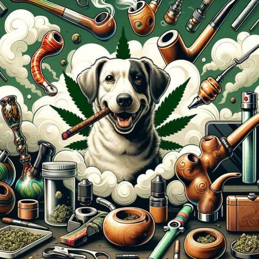 smoking dog simple glass pipe com