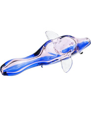 4.5" RaptorGlass Pink Dolphin Glass Hand Pipe