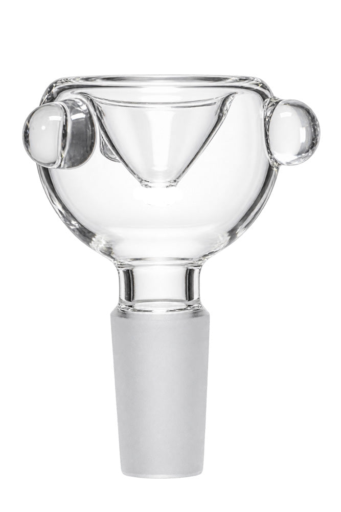 clear dot glass herb bowl