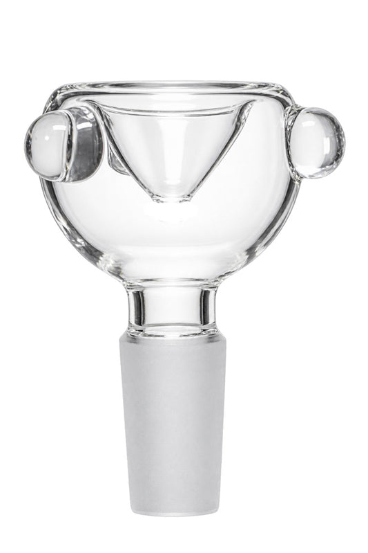 clear dot glass herb bowl