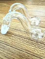 Double Bowl Glass OIl Burner Adapter - Simple Glass Pipe