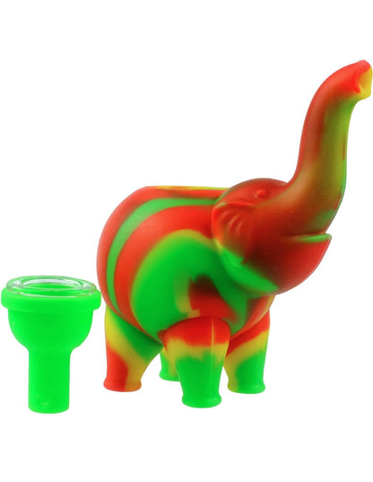 Silicone elephant spoon pipe alternate color view