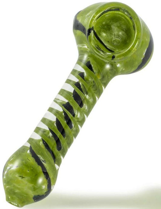 4" Unique hand blown glass Spoon pipes, cute pipes, - Simple Glass Pipe