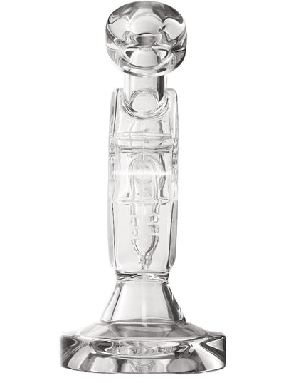 5" Glowing in Dark Emoji Smiley Face Glass Water Pipe – Fun, Quirky, and Ready to Light Up Your Mood