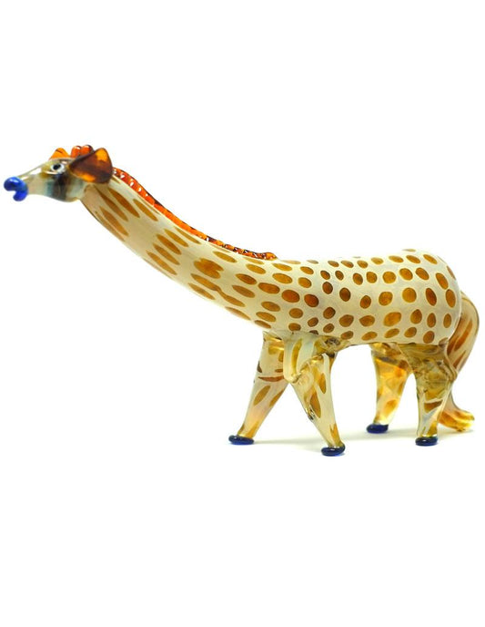 7" Giraffe  Glass Hand Pipe