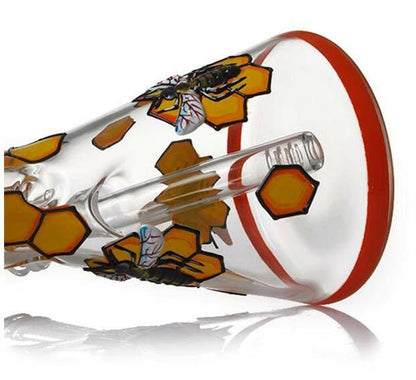 bee design glass bong alternate view