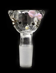 Hello Kitty Glass on Glass Bowl - Simple Glass Pipe