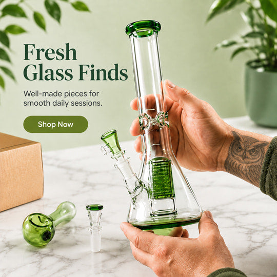 simple glass pipe home page