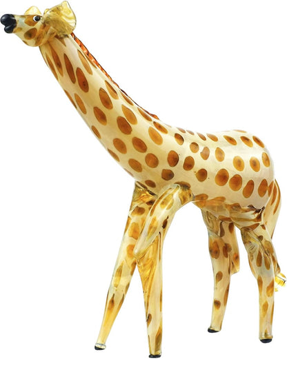 7 inch giraffe glass spoon pipe