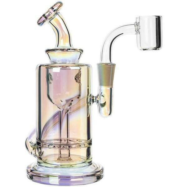 6" Electorify Glass Oil Rig Pipe - Simple Glass Pipe