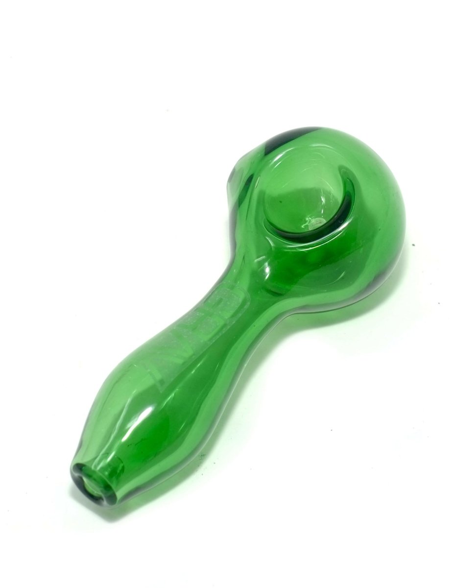4" Glass Hand Pipe - Simple Glass Pipe