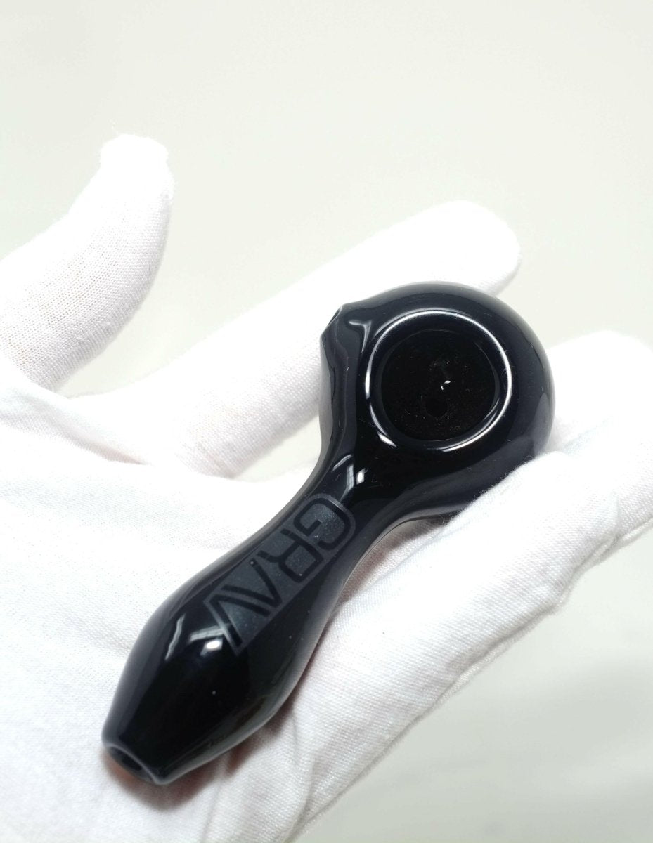 4" Glass Hand Pipe - Simple Glass Pipe