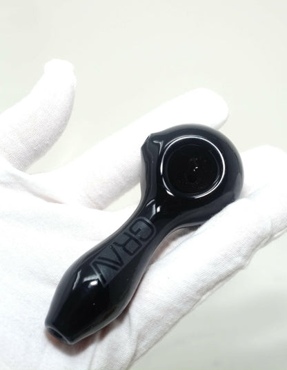 4" Glass Hand Pipe - Simple Glass Pipe