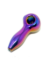 4" Colorful Glass HandPipe - Simple Glass Pipe