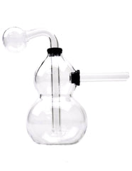 Clear Double-Chamber Glass Water Pipe – Clean Look, Smooth Function