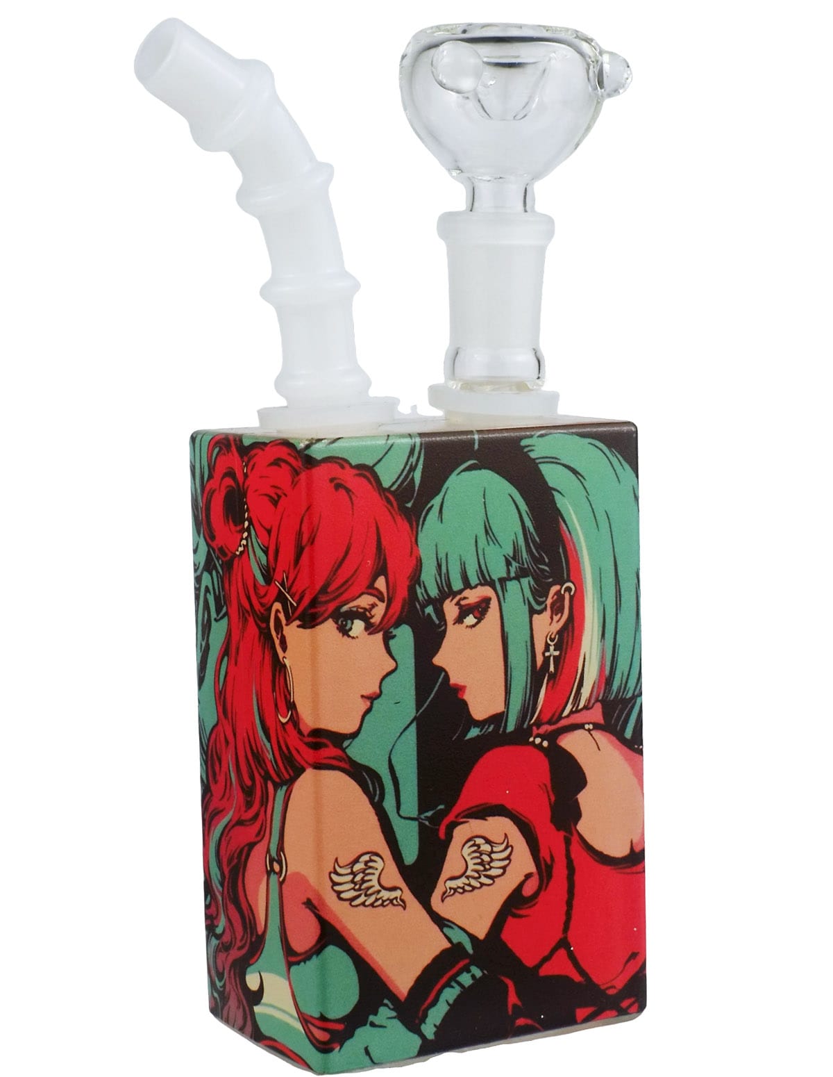 Anime juice box glass bubbler alternate artwork view