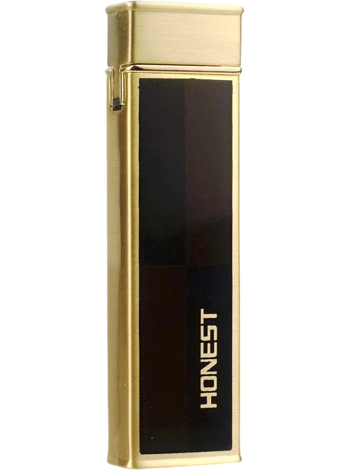 Honest 81mm slim wheel-ignition refillable butane lighter