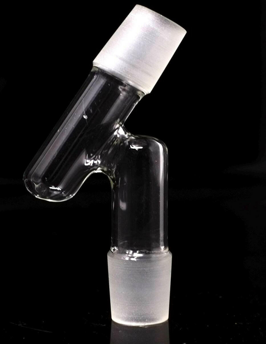 14mm lightning-shape clear glass joint adapter