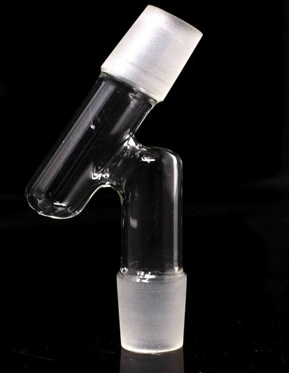 14mm lightning-shape clear glass joint adapter