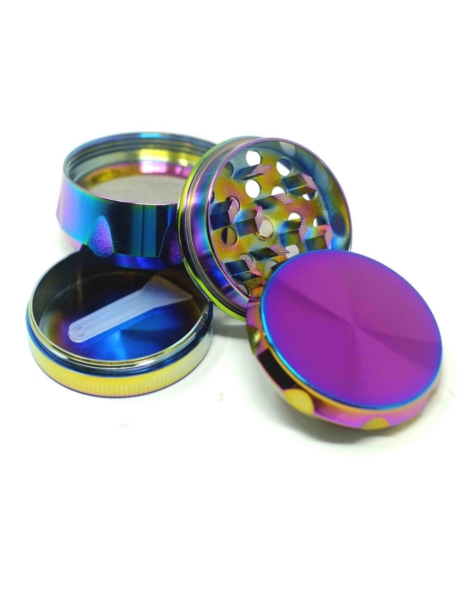 1.8" Color Herb Tobacco Grinder 4 Layer - Simple Glass Pipe