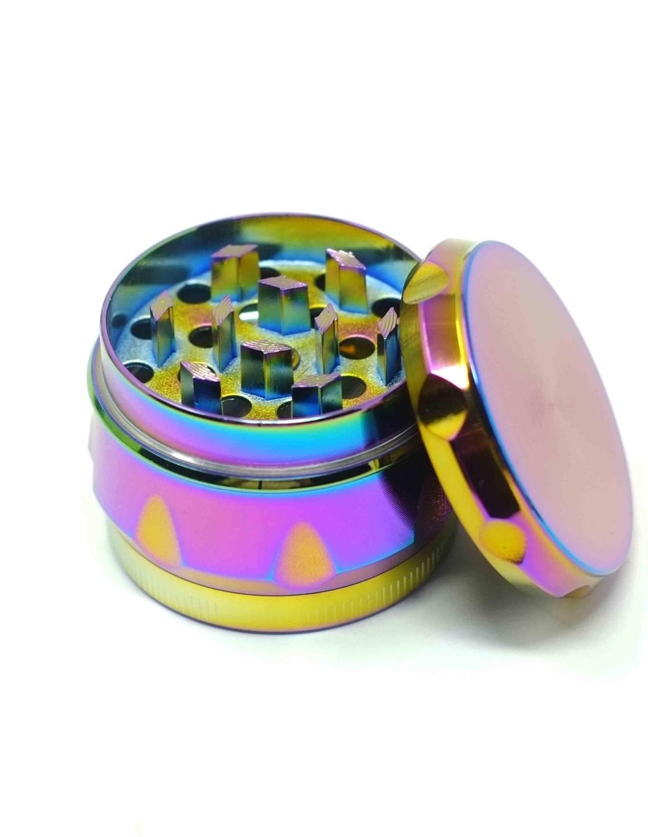 1.8" Color Herb Tobacco Grinder 4 Layer - Simple Glass Pipe